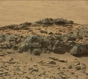 Did Curiosity snap an image of a mysterious "creature" on Mars?