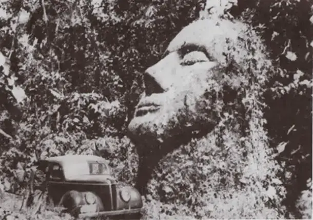 guatemala stone head