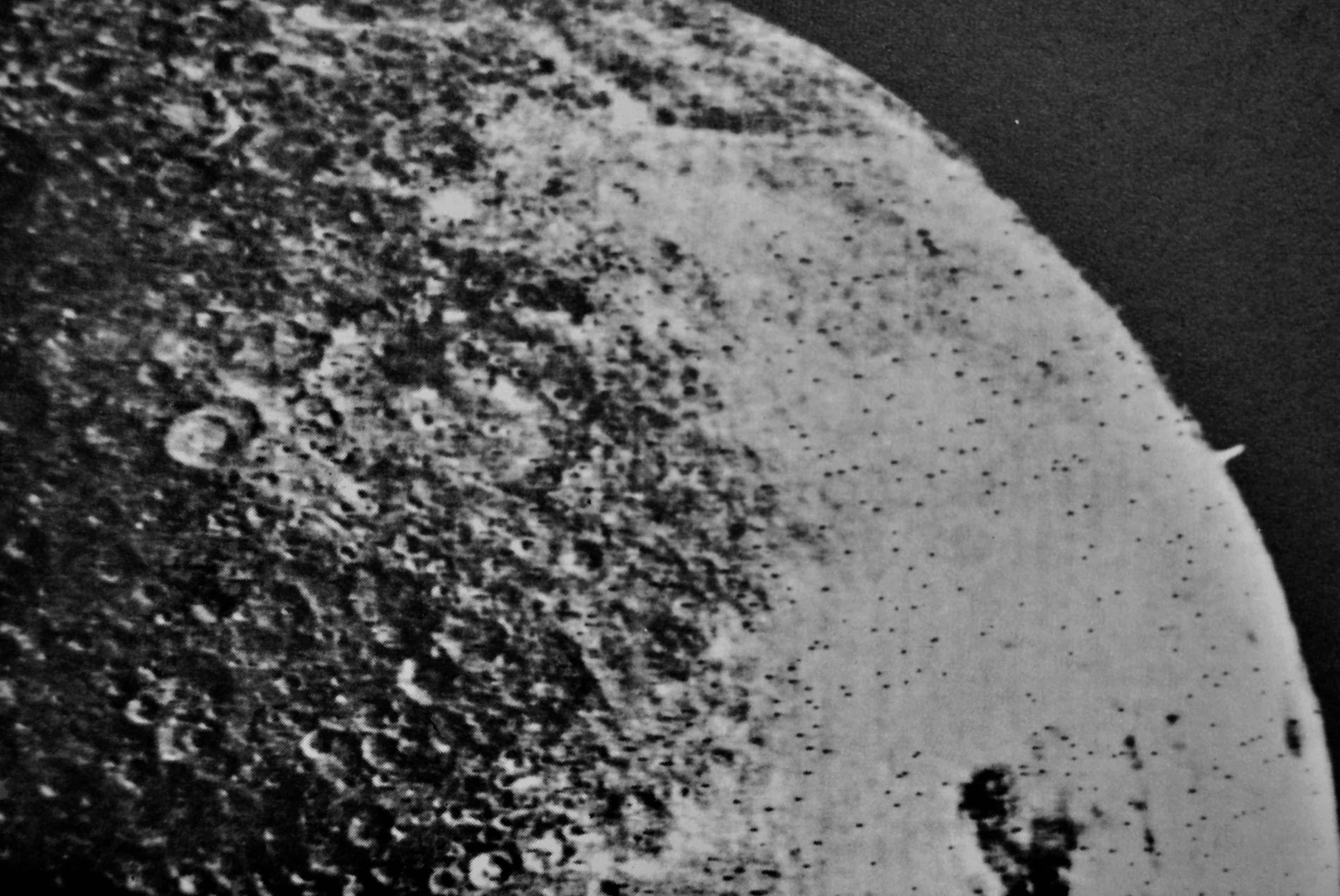 Зонд 3 снимки Луны