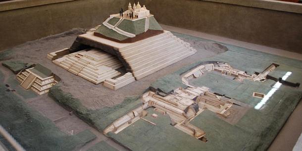 The Hidden Secrets of Cholula, The Largest Pyramid On Earth Model-of-the-city